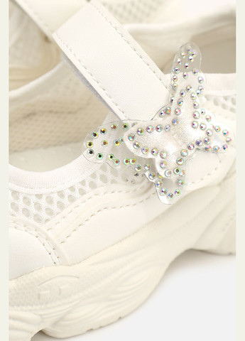 Белые слипоны на плоской подошве для девочки цвет белый cb-00274024 Kimboo