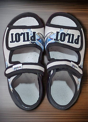 Відкриті ортопедичні тапочки текстильні босоніжки на липучках для хлопчика Waldi (327432032)