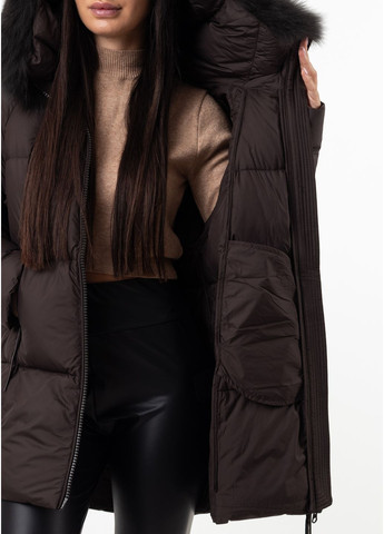 Темно-коричневый зимний Пуховик BILLISSIMO