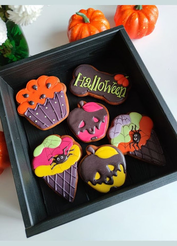 Пряничный сет медовых пряников в Хеллоуин Что-то не так с этой едой No Brand (338379059)