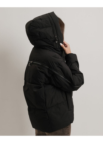 Черная зимняя куртка зимняя черная Clasna