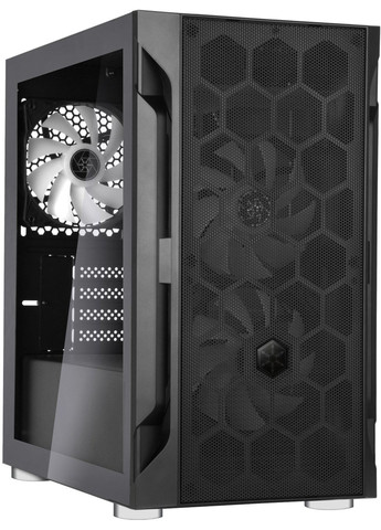 Корпус FARA H1M PRO ARGB Tempered Glass без БП (SST-FAH1MB-PRO) Black Silver Stone (360412726)