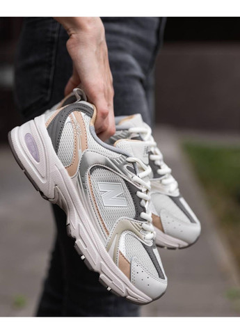 КРОСІВКИ ЖІНОЧІ NEW BALANCE 530 GREY BEIGE НЬЮ БЕЛАНС 530 No Brand сірі демісезони (367175276)