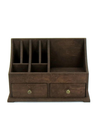 Настольный органайзер из дерева Ютика капучино (КНЦ-003109) No Brand (328227472)