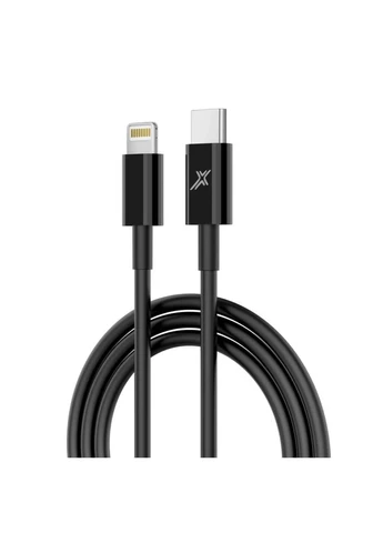 Дата кабель USB-C to Lightning 12W CL-03B Black (m17581) Grand-X USB-C to Lightning 1.0m 12W CL-03B Black (377531361)