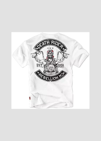 Белая футболка death rider ts86wt Dobermans Aggressive