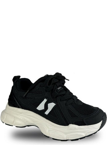 Черно-белые всесезонные текстильные кроссовки dp11177-6 Jong Golf