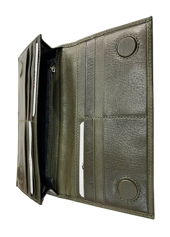 Мужской купюрник кожаный оливковый Karya (336377904)