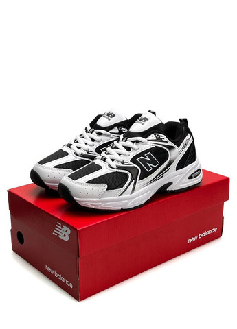 Кроссовки женские New Balance Black White No Brand 530 чёрные демисезоны (306711968)