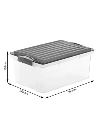 Контейнер для хранения пластиковый с крышкой Compact A4, 13 л (17760) Зеленый Rotho (334010162)