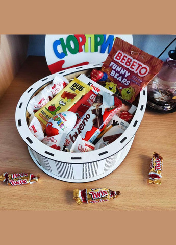 Подарочный бокс киндер со сладостями (ar84) Bob Snail (315888763)