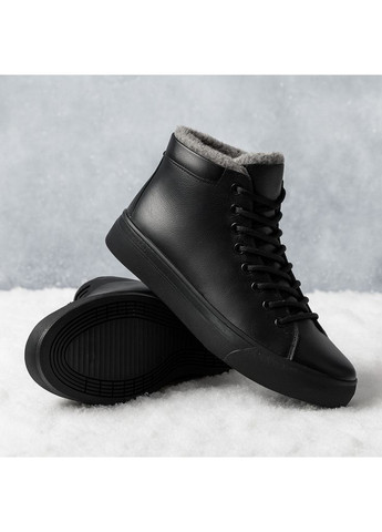 Зимние женские зимние ботинки lux 7503 кожаные на шерсти броги Kindzer без декора