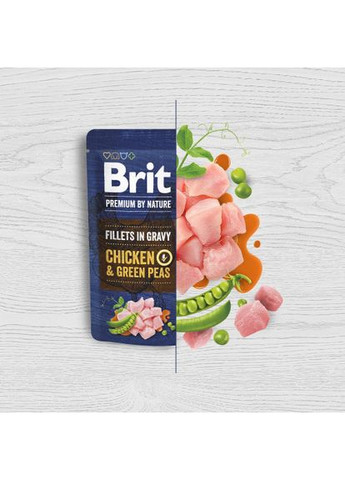 Корм вологий Fillets in Gravy Multipack для собак малих порід філе в соусі Мультипак 12 шт х 85 г Brit Premium (364787088)