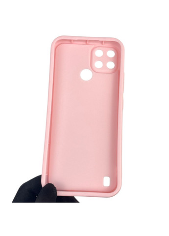 Чохол силіконовий Soft Touch з 3D принтом Майнкрафт для C21Y рожевий (Повний захист камери) Realme (373424546)