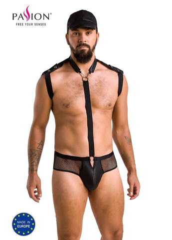 Комплект еротичної чоловічої білизни John, боді, кепка Passion (297393961)