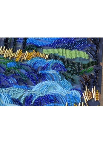 Набір для вишивання бісером "Там за водограєм" AB-908 на натуральному полотні Abris Art (305231715)