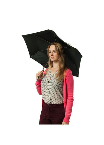 Чёрный зонт автомат open&close superslim-1 l710 black ( ) Fulton (303401027)