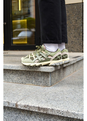 КРОССОВКИ ЖЕНСКИЕ ASICS GEL SONOMA 15-50 GREEN АСИКС ГЕЛЬ СОНОМА No Brand серые демисезоны (367167039)