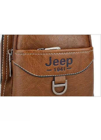 Мужская сумка-рюкзак через плечо Jeep Bags 777, Коричневый Art (290253022)