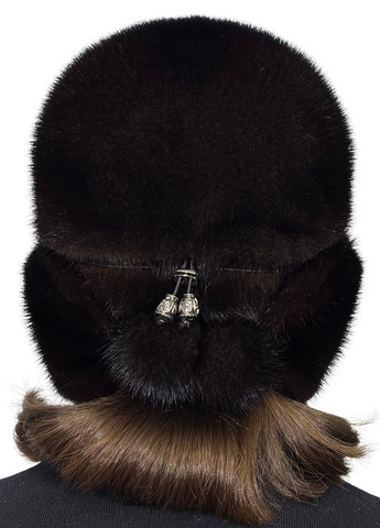 Женская меховая норковая шапка ушанка Меховой Стиль Ушанка (365250541)