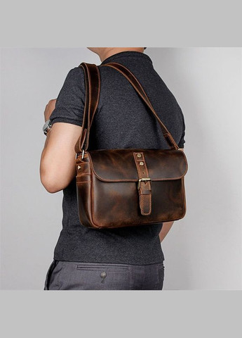 Сумка месенджер листоношка з клапаном на плече 1062R John McDee (298684519)