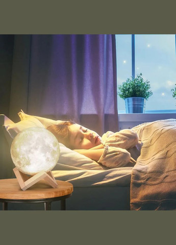 Нічник Місяць Moon lamp 13 см No Brand (329058984)