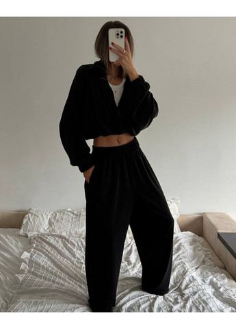 Костюм из турецкого поларфлиса с кулисками на кофте и брюках | Замеры в описании GD/GL Модний простір (364965908)