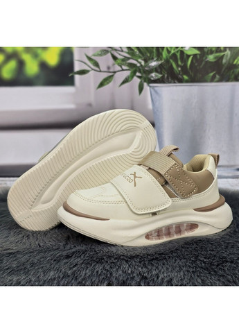 Бежевые демисезонные кроссовки детские для девочки Jong Golf