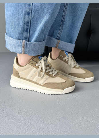 Кроссовки женские Adidas SL 72 RTN Beige Brown | Адидас СЛ 72 бежевые No Brand бежевые демисезоны (341485833)