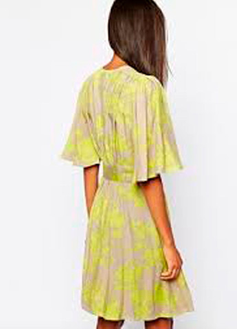 Комбінована кежуал міні сукня Closet з абстрактним візерунком