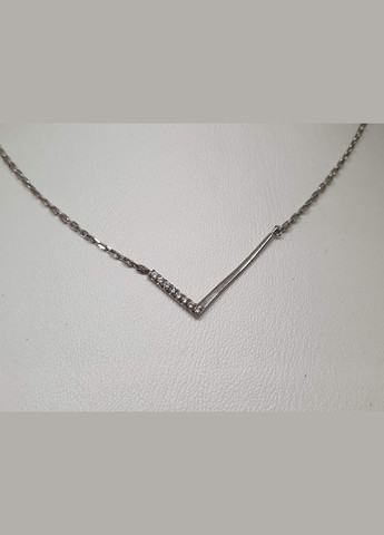 Серебряное колье с фианитами. ПК273С 40 Імперія золота (317285835)