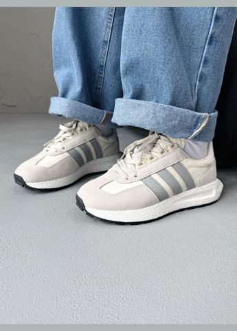 Кросівки жіночі і чоловічі Adidas Retropy E5 Grey Beige White | Адідас Ретропі бежеві No Brand бежеві демісезони (340916030)