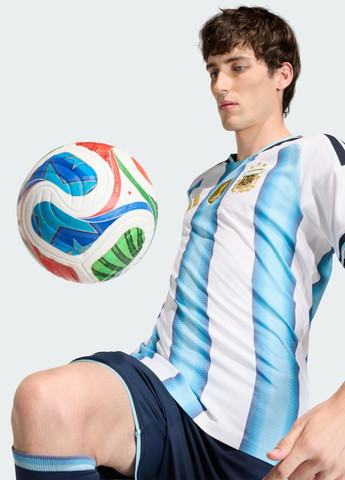 Белый демисезонный спортивный лонгслив adidas с логотипом