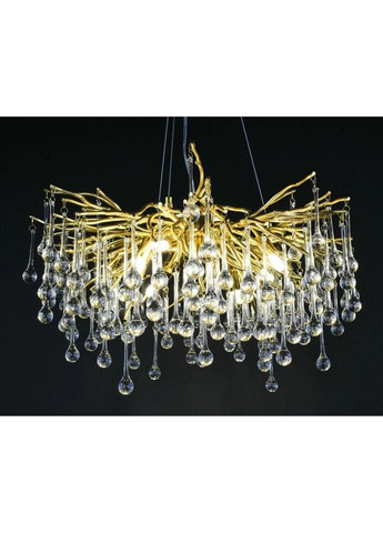 Люстра підвісна кришталева 27228 Золото 45-190х80х80 см. Sunnysky (324396362)