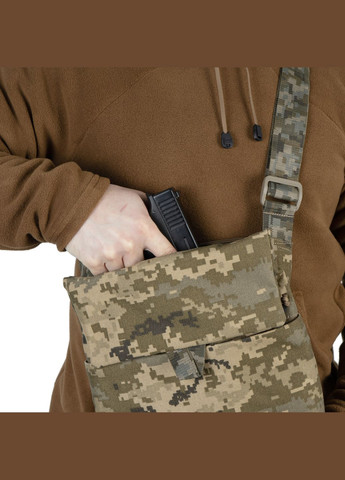 Сумка міська для прихованого носіння зброї HERALDУкраїнський цифровий камуфляж (ММ-14) P1G (315882991)