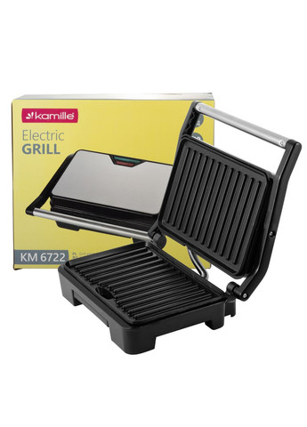 Гриль електричний 23*14.5см KM-6722 Kamille (371898341)