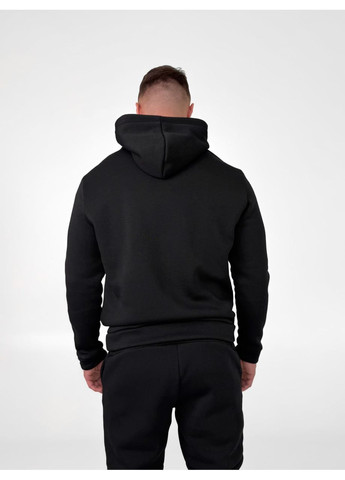 Зимний спортивный костюм с начесом черный худые + черные брюки Vakko (365716599)