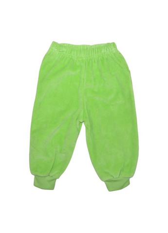 Салатовий демісезонний дитячий велюровий костюм (кофточка + штанці) салатовий (0247) брючний Nicol