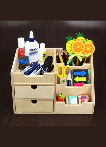 Органайзер настільний з дерева Лорел бланже (КНЦ-006701) No Brand (328225122)