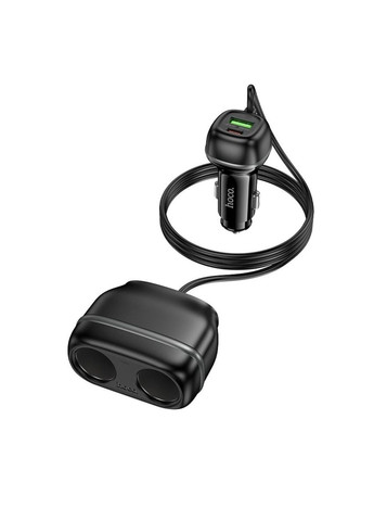 Автомобільний зарядний пристрій Z59 Rank 48W dual port PD30W+QC3.0 dual cigarette lighter slot car Hoco (361233685)