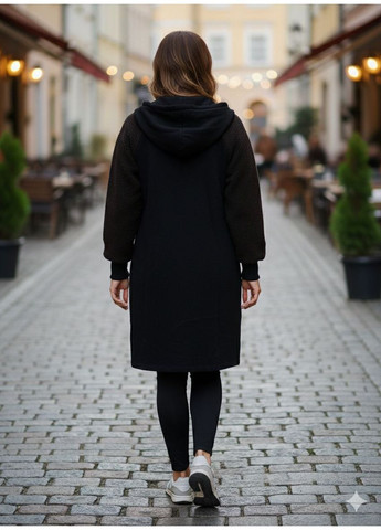 Черный демисезонный кардиган Style Point