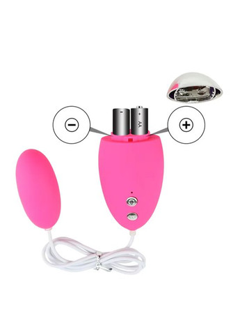Віброяйце з пультом управління рожевого кольору, 10 режимів вібрації, 10155 No Brand (315439969)