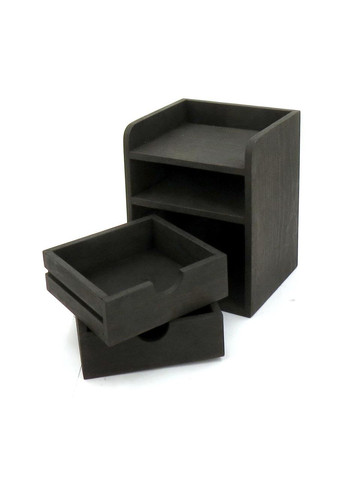 Настольный органайзер из дерева Хилсайд венге (КНЦ-004012) No Brand (328225789)