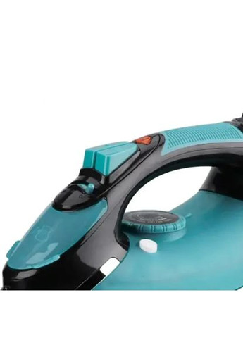 Паровой утюг MS 1193G керамическая подошва паровой удар вертикальное отпаривание 1200 Вт Черно/Синяя Domotec (357208100)
