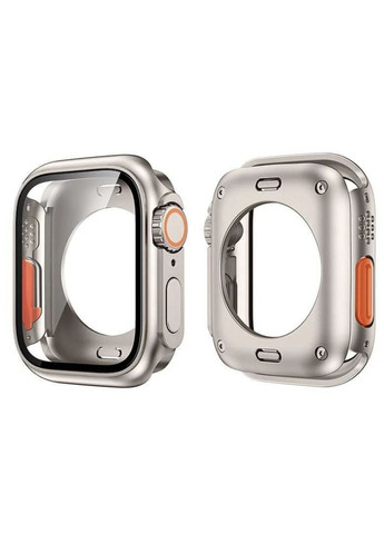 Защитный чехол с защитным стеклом 3 для Apple Watch 44 мм в стиле Ultra Прозрачный CHOICE (361205734)