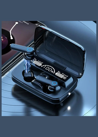 Бездротова bluetooth-гарнітура M19 із зарядним відсіком дисплеєм No Brand (322650701)