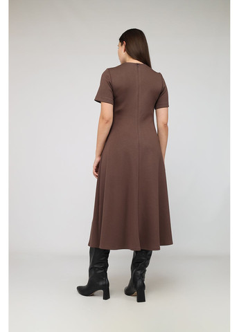 Коричнева сукня жіноча колір коричневий цб-00282912 Yuki