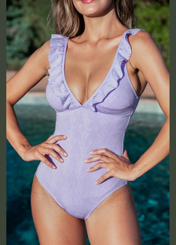 Сиреневый летний купальник CUPSHE