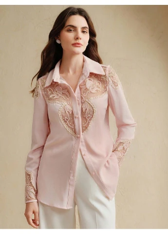 Розовая блуза SHEIN