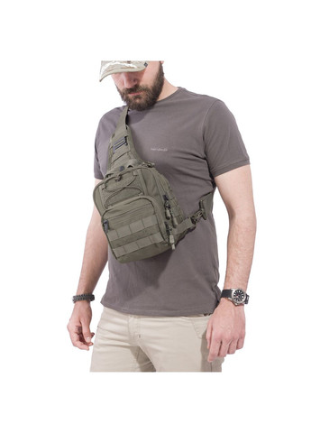 Тактическая Сумка Через Плечо 7л Universal Chest Bag 2.0 Олива (K17046-2.0-01) Pentagon (348117510)